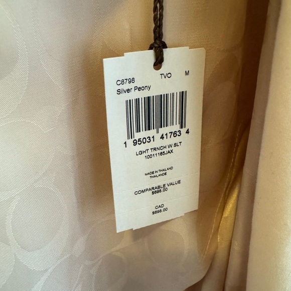 Coach trench coat - brand new with tags - Picture 2 of 3